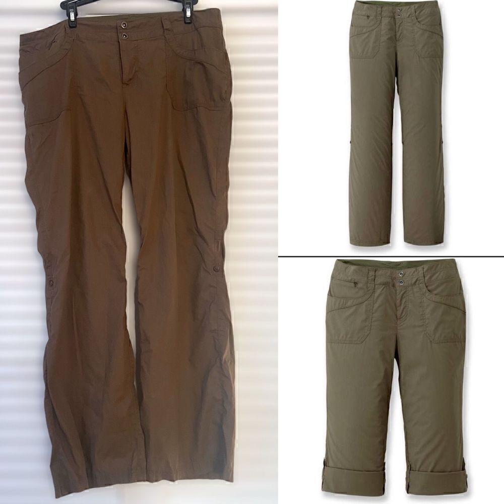 REI convertible Co-op Willow Roll-Up Pants size 14 P